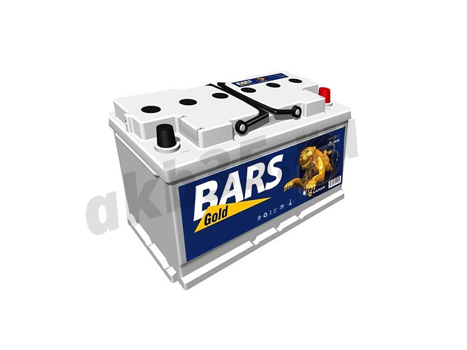 Изображение Аккумулятор BARS 75 А/ч Обратный Silver Низкий : №1