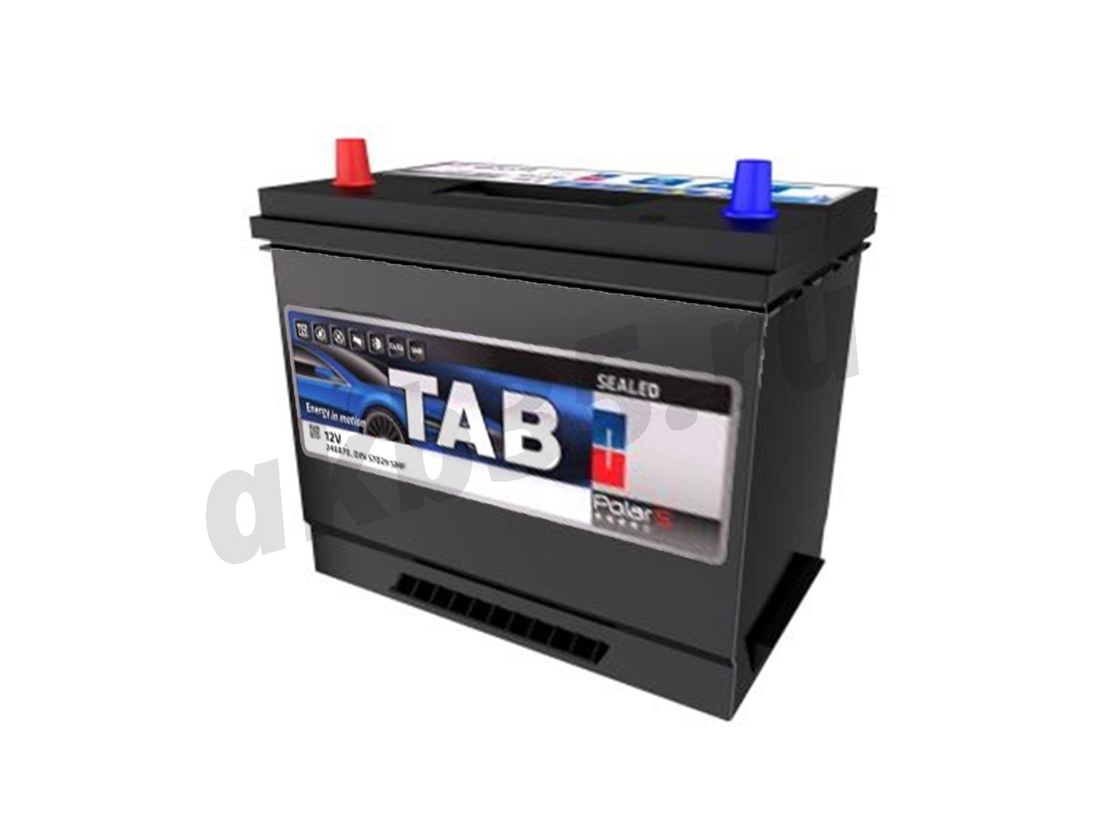 Изображение Аккумулятор TAB 75 А/ч Прямой Азия Нижнее крепление JIS MF : №1