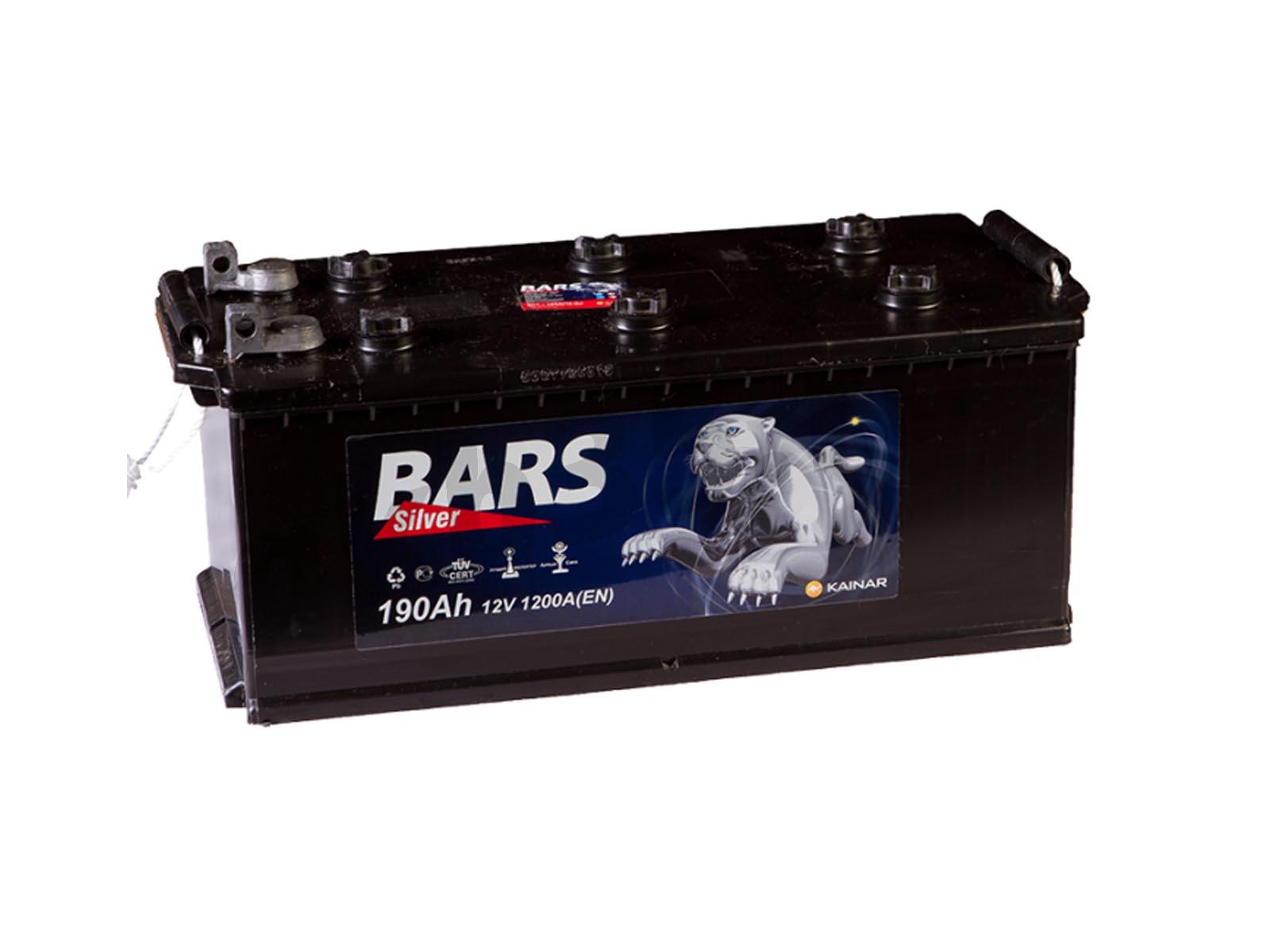 Изображение Аккумулятор BARS 190 А/ч Российская полярность Болт : №1