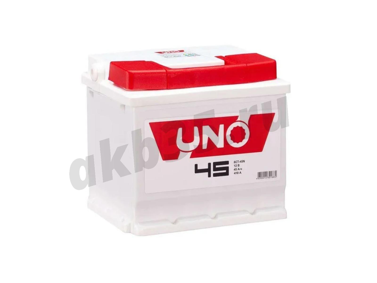 Изображение Аккумулятор UNO 45 А/ч Обратный : №1