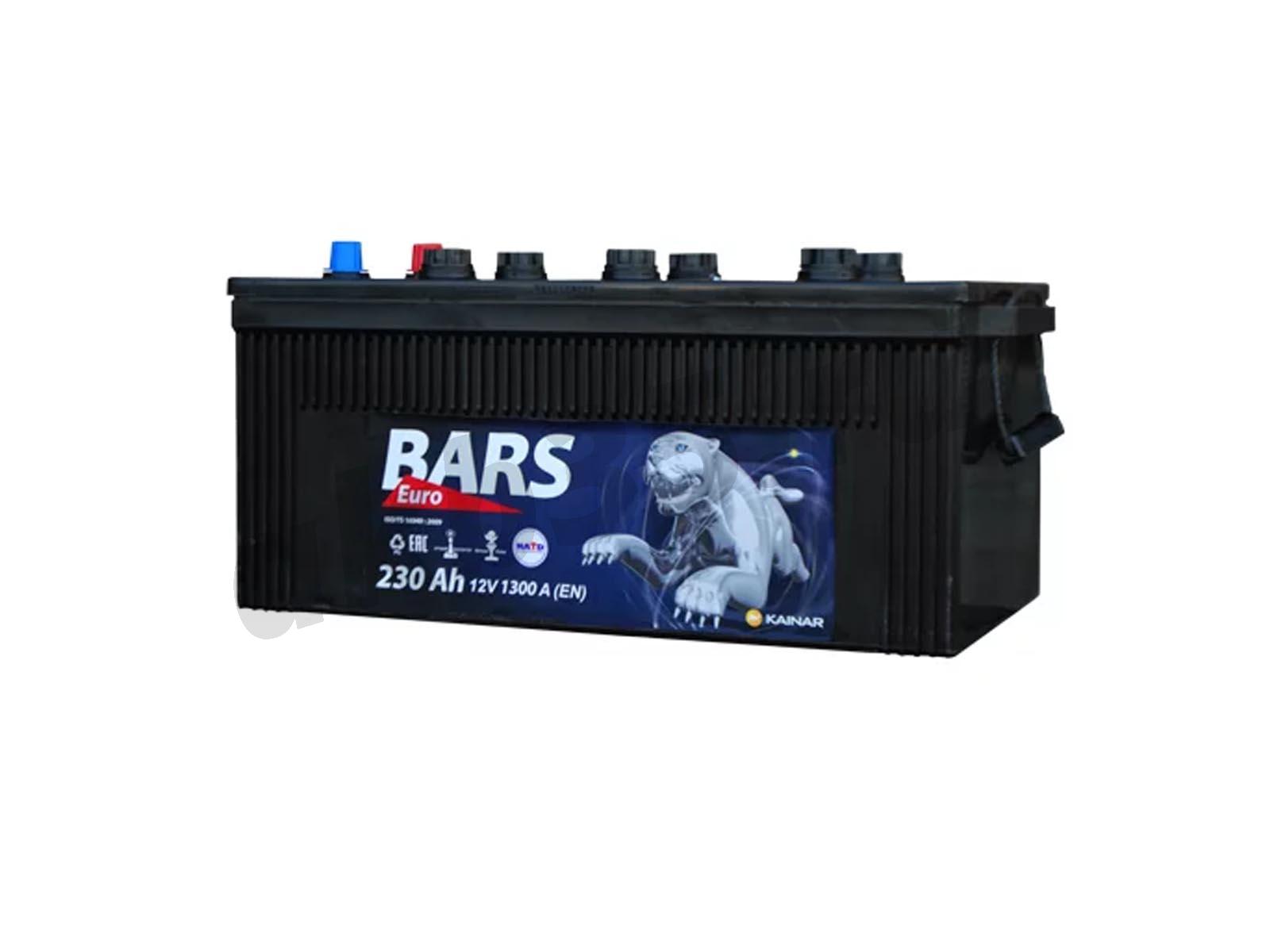 Изображение Аккумулятор BARS 230 А/ч Евро полярность : №1