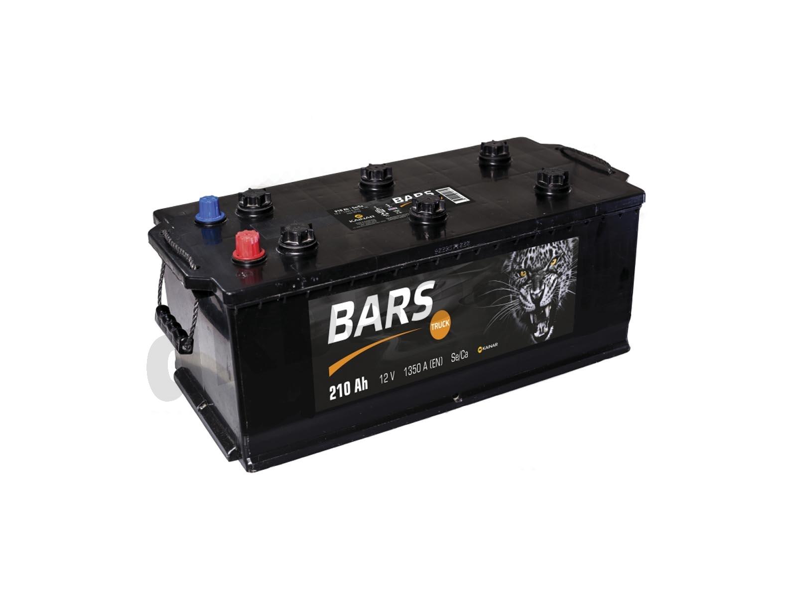 Изображение Аккумулятор BARS 210 А/ч Российская полярность Конус : №1