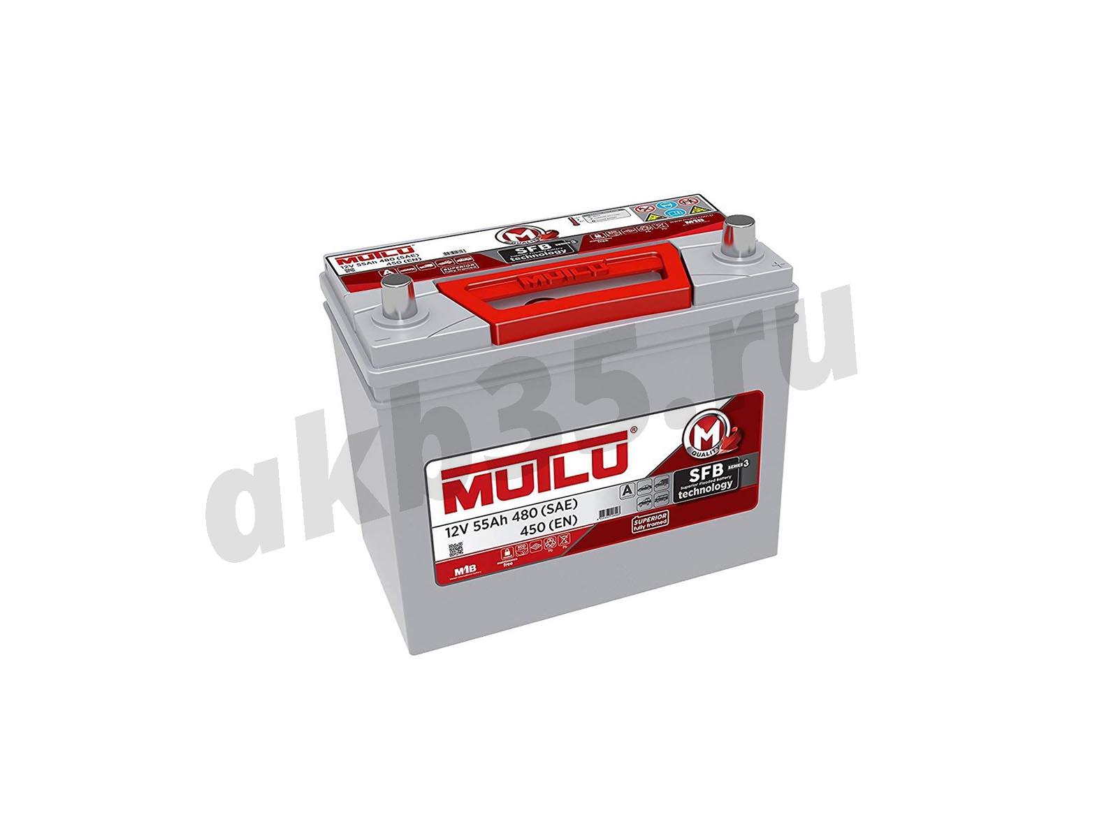 Изображение Аккумулятор MUTLU 55 А/ч Обратный Азия 65B24L : №1