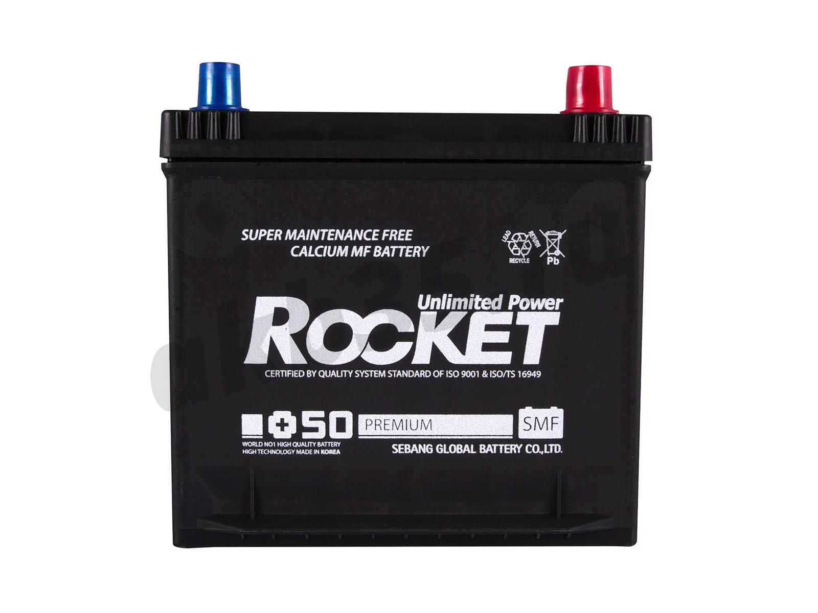 Изображение Аккумулятор ROCKET 54 А/ч Обратная полярность Азия низкий : №1