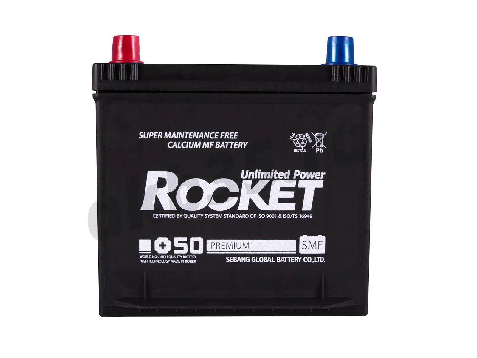 Изображение Аккумулятор ROCKET 54 А/ч Прямая полярность Азия низкий : №1