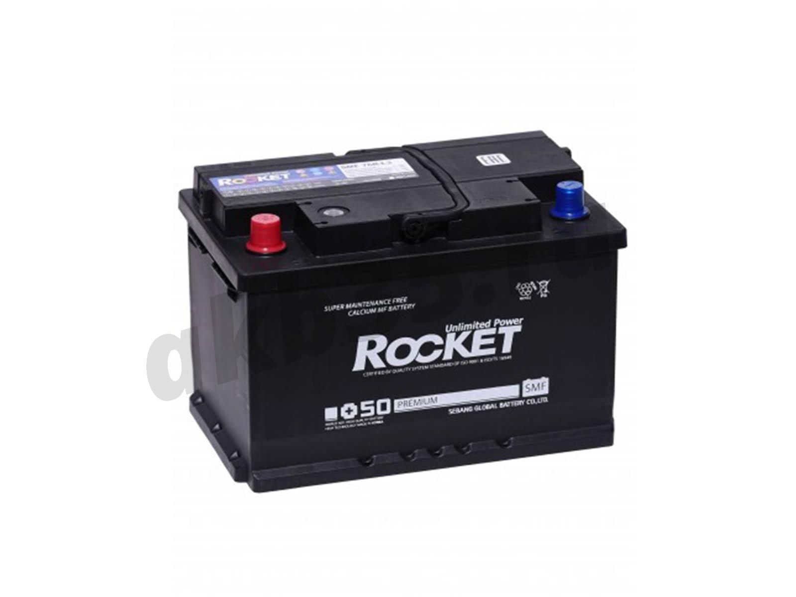 Изображение Аккумулятор ROCKET 75 А/ч Прямая полярность : №1