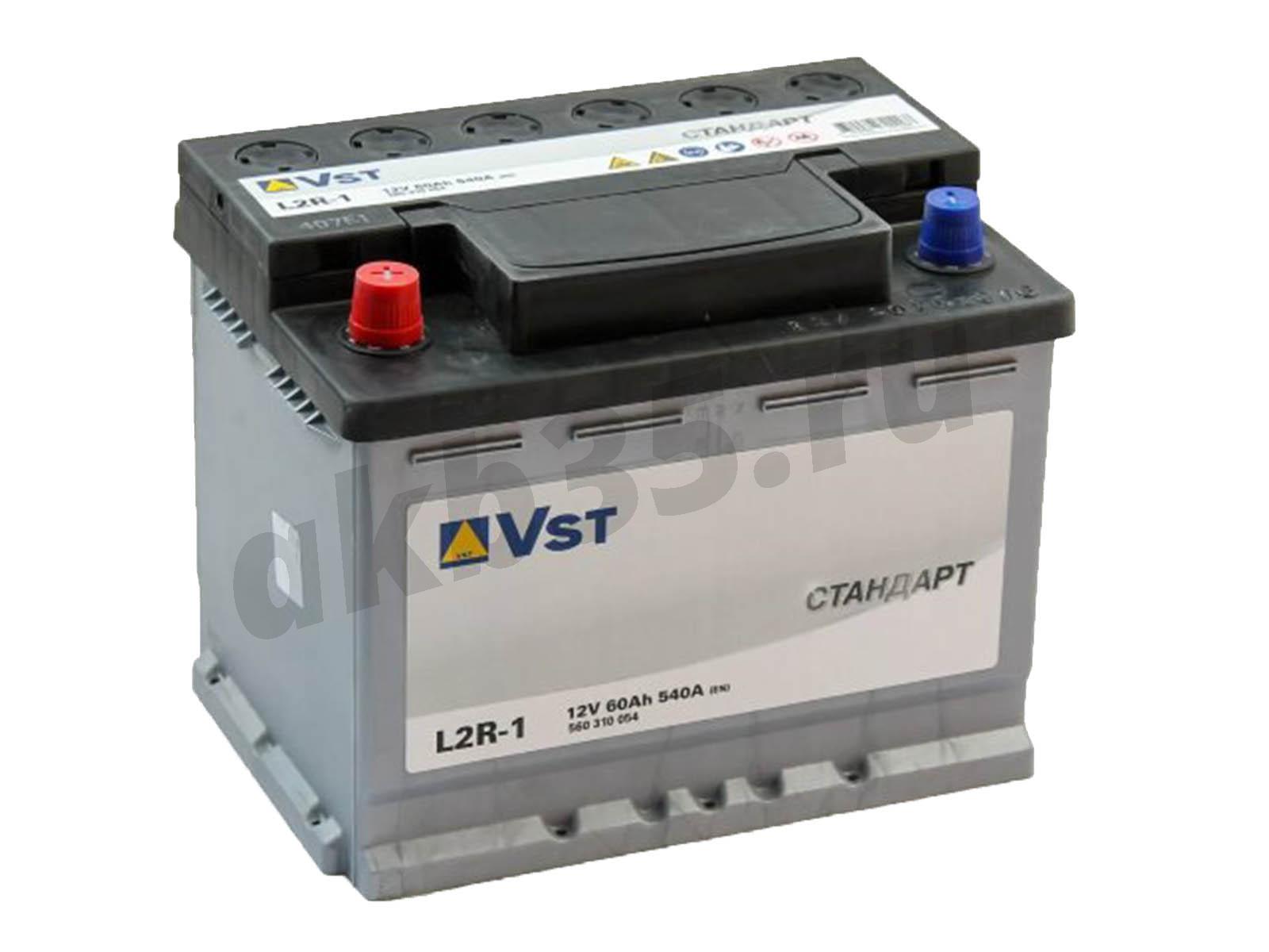 Изображение Аккумулятор VST 60 А/ч Прямой (560310054) : №1