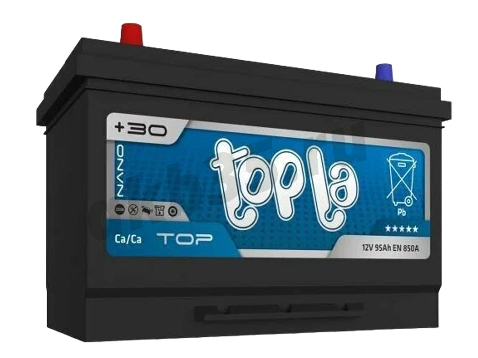 Изображение Аккумулятор TOPLA 95 А/ч Прямой Азия JIS : №1
