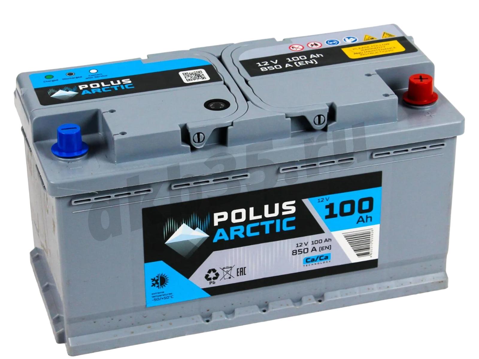 Изображение Аккумулятор POLUS ARCTIC 100 А/ч Обратный : №1