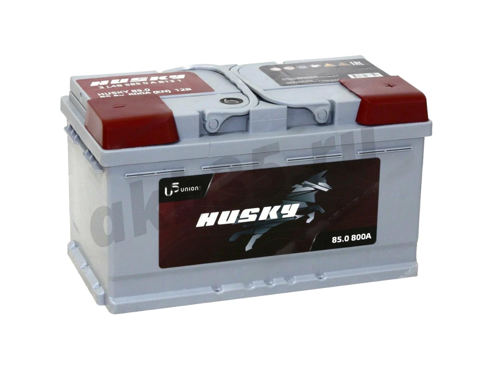Изображение Аккумулятор HUSKY 85 А/ч Обратный Низкий : №1