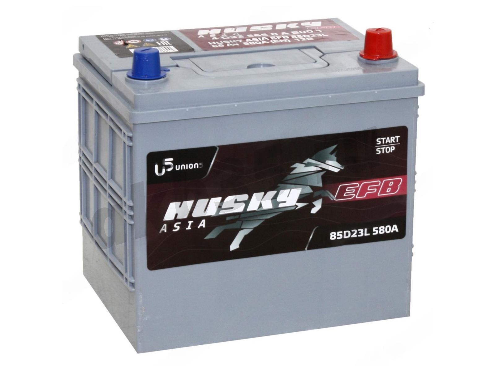 Изображение Аккумулятор HUSKY 65 А/ч Обратный Азия EFB : №1