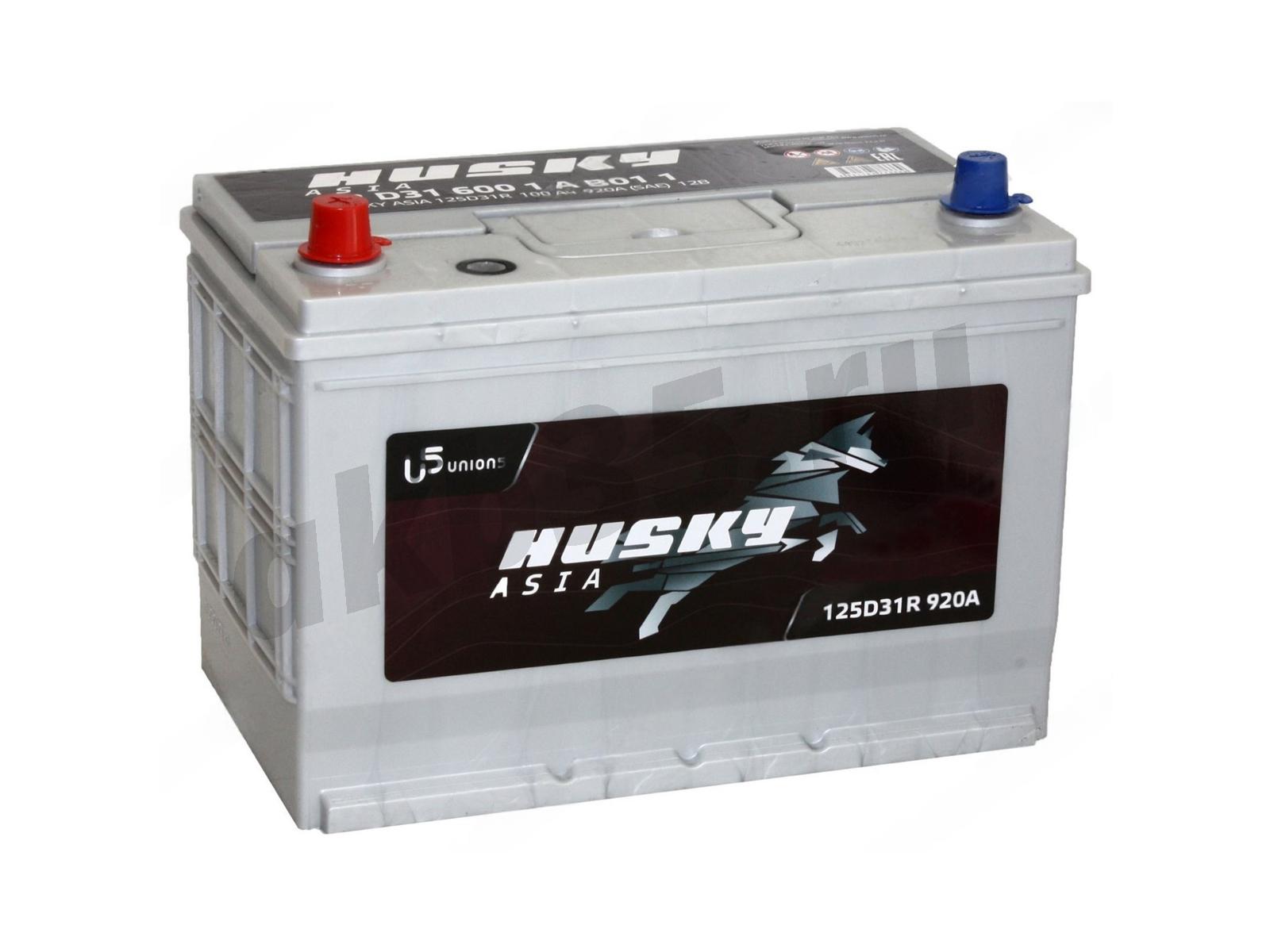 Изображение Аккумулятор HUSKY 100 А/ч Прямой Азия : №1