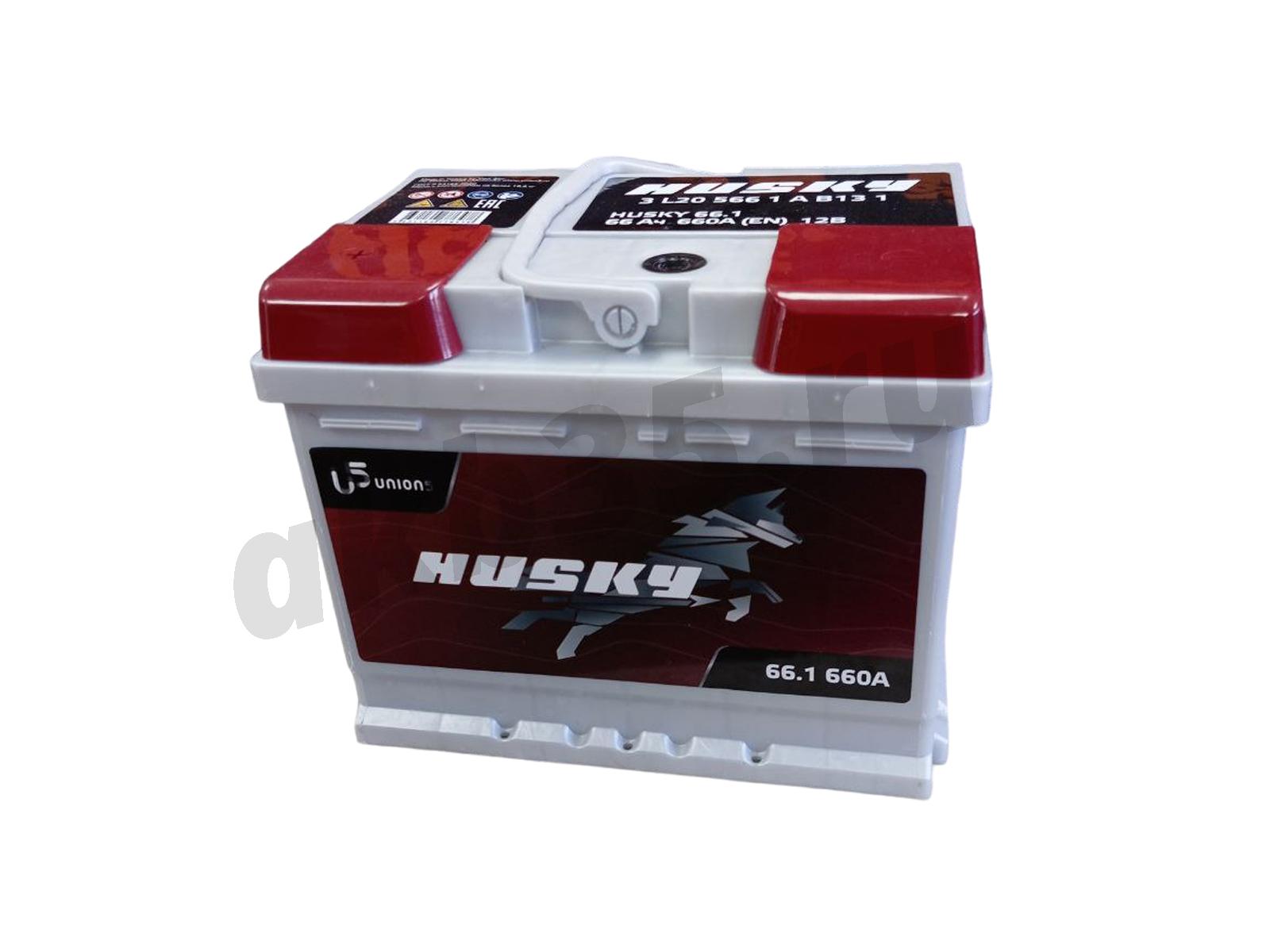 Изображение Аккумулятор HUSKY 66 А/ч Прямой : №1