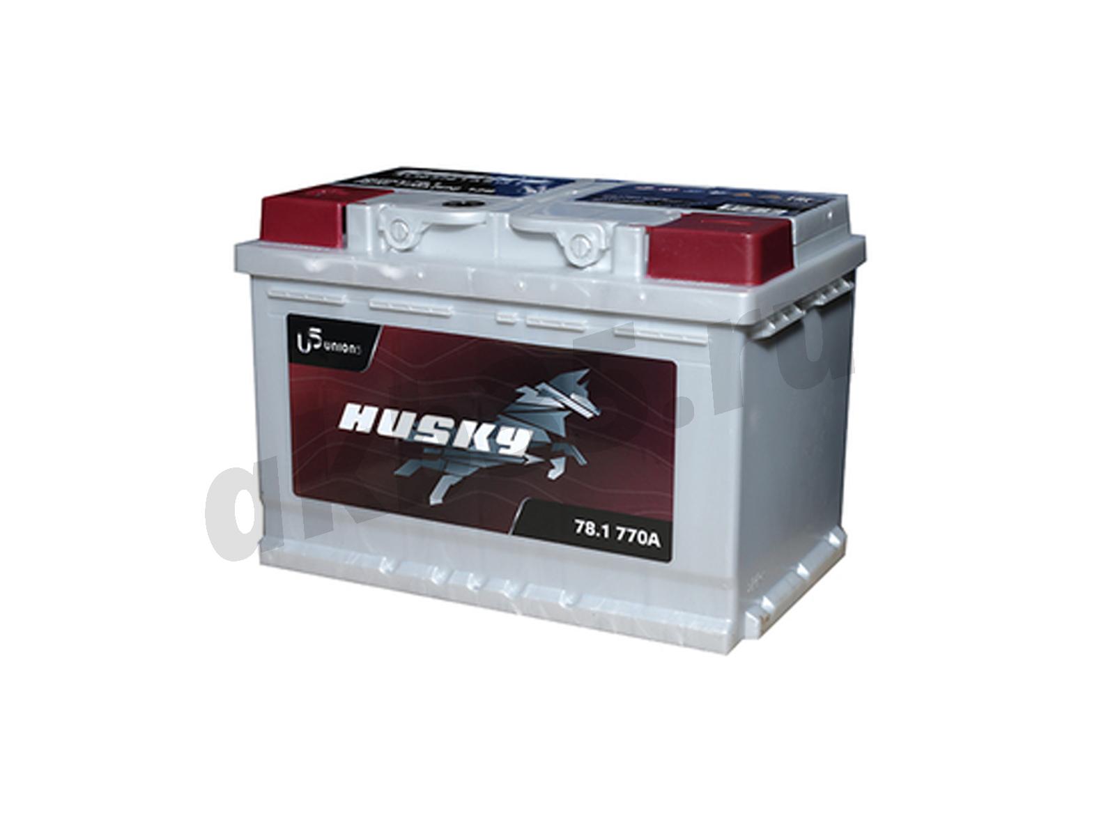 Изображение Аккумулятор HUSKY 78 А/ч Прямой : №1